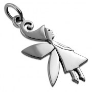 Celtic Fairy Silver Pendant, Irish Jewellry.pn494